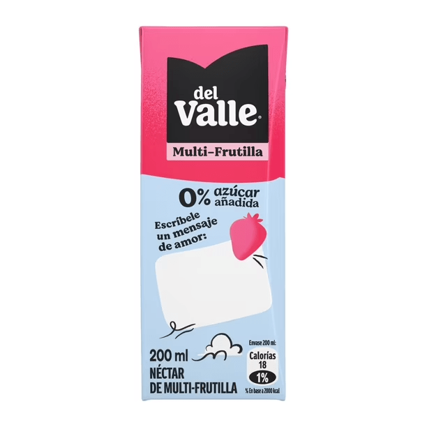 Néctar Frutilla Sin Azúcar 200 ml1