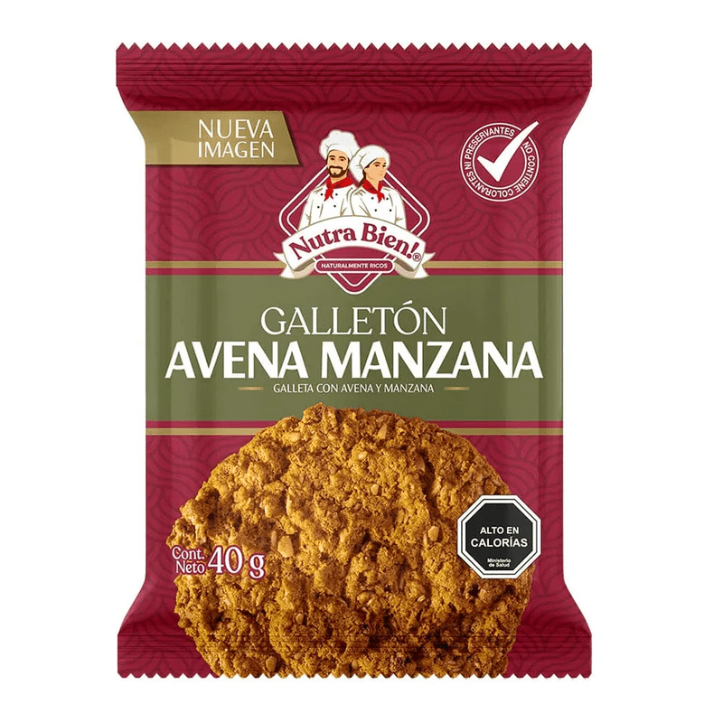 Galletón con Avena y Manzana 40 gr1