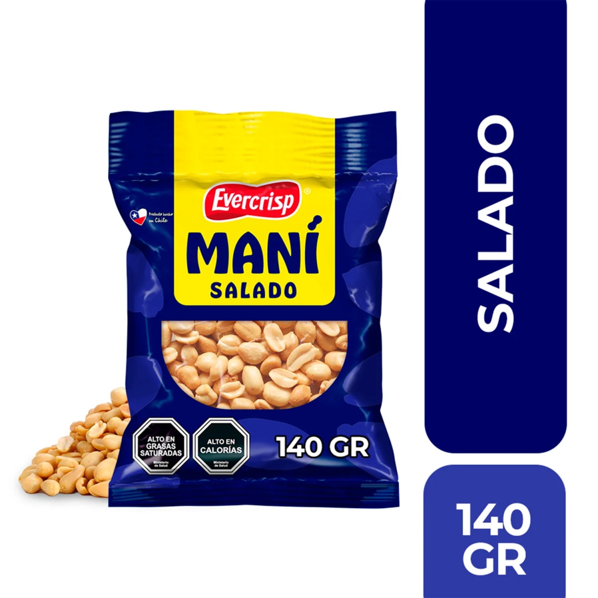 Maní Evercrisp Salado 140 g1