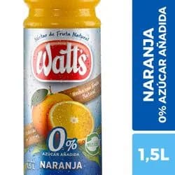 Nectar Watts Naranja Sin Azucar 1.5 L1