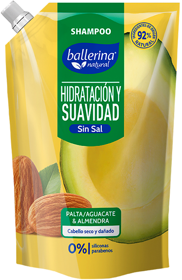 Shampoo Sin Sal Palta / Aguacate & Almendra1