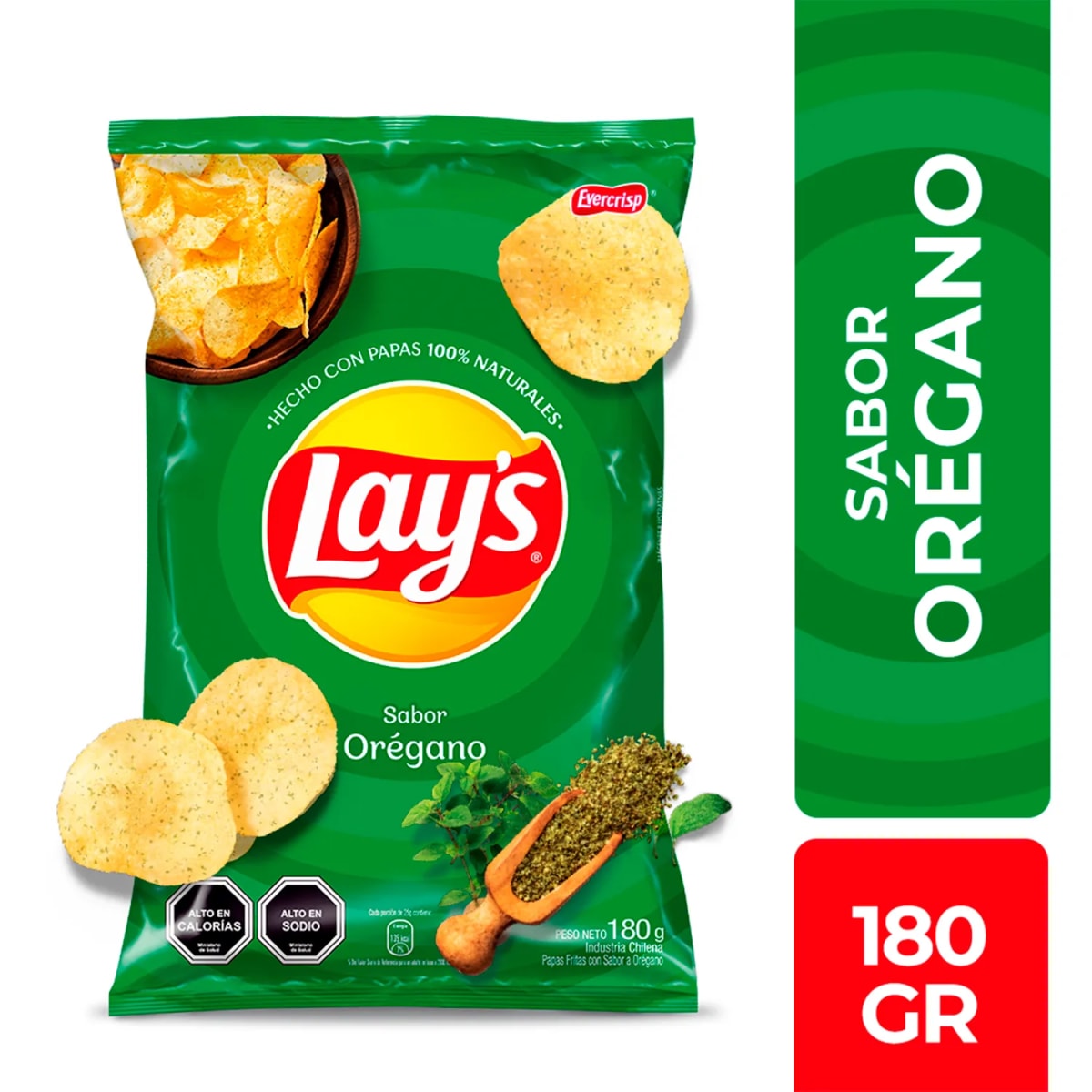 Papas Lays Mediterráneas Orégano 180 Grs1