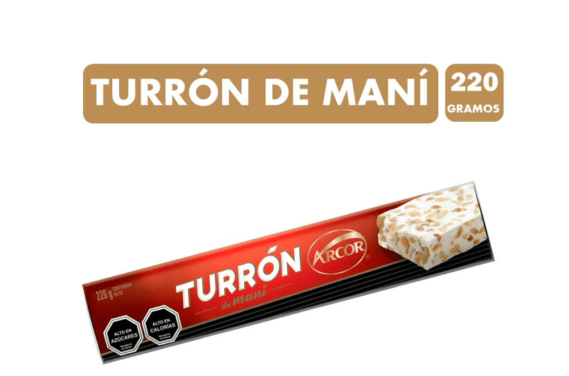 Arcor Turron De Mani 220g1