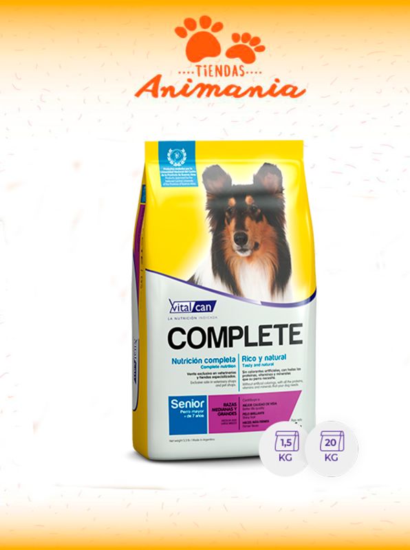 COMPLETE PERRO SENIOR 20KG
