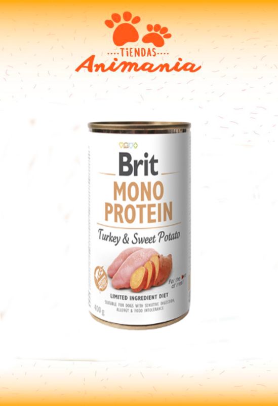 BRIT CARE MONO PROTEIN TURKEY & SWEET POTATO 400GRS