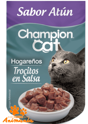 CHAMPION CAT POUCH HOGAREÑO ATUN 85GR1
