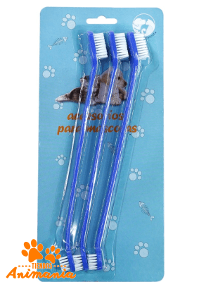 MONDO MASCOTAS PACK CEPILLO DENTAL 3 UDS.1