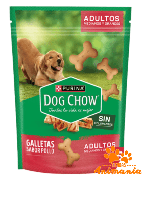 DOG CHOW BISCUITS ADULTO MEDIANOS Y GRANDES POLLO 500 GR