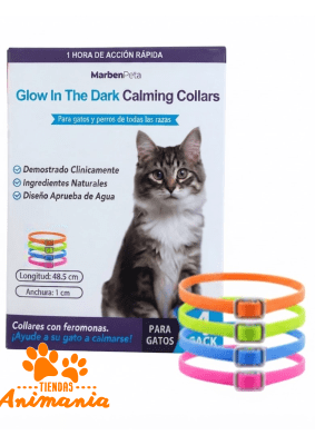 MARBEN PETS CALMING COLLAR PARA GATOS PACK 4