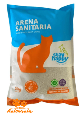STAY HAPPY ARENA AGLUTINANTE AROMATIZADA 5 KG1