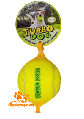 TURBO DOG PELOTA 8CM C/SONIDO