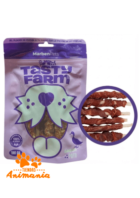 TASTY FARM	PALITO DE CARNAZA ENVUELTO EN CARNE DE PATO 100 GR1