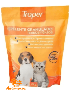 TRAPER	REPELENTE GRANULADO EXTERIORES PARA PERROS Y GATOS 600 GR