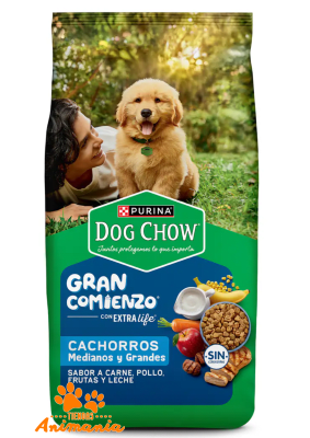 DOG CHOW CACHORRO MEDIANOS Y GRANDES 19.5 KG