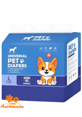 MONDO MASCOTAS PAÑAL PARA MACHO TALLA L1