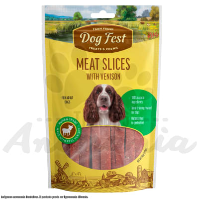 DOG FEST REBANADAS DE VENADO 90 GR1