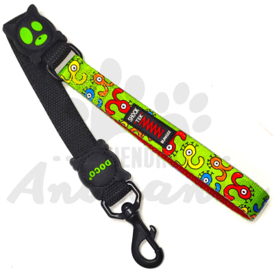 DOCO CORREA PERRO BUNGEE LOCO DISEÑO GUMMY ANTI-TIRONES TALLA L1