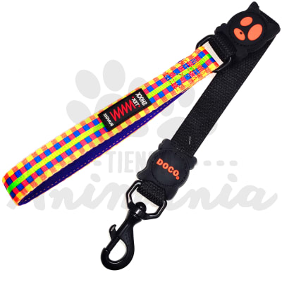 DOCO CORREA PERRO BUNGEE LOCO DISEÑO LIME ST ANTI-TIRONES TALLA L1