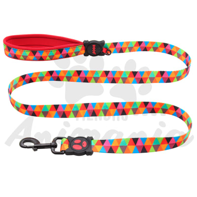 DOCO LOCO CORREA PERRO DISEÑO TRIANGLES 150 CM LARGO1