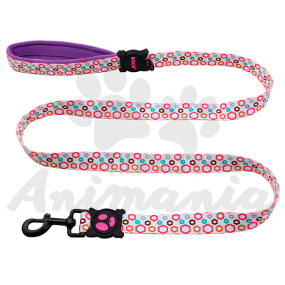 DOCO LOCO CORREA PERRO DISEÑO HEXAGONS 150 CM LARGO1