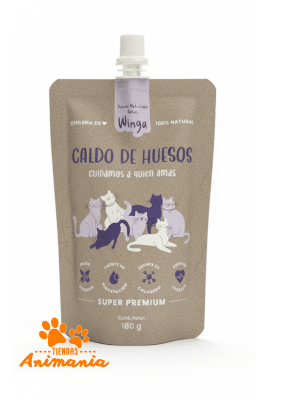 WINGA CALDO DE HUESOS GATO 180 GR