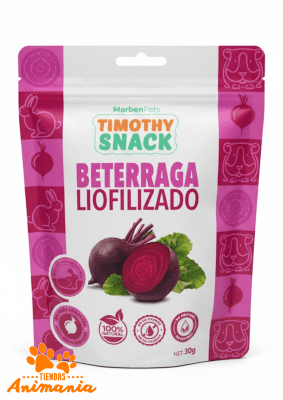 MARBEN PETS TIMOTHY SNACK BETERRAGA LIOFILIZADO 30G