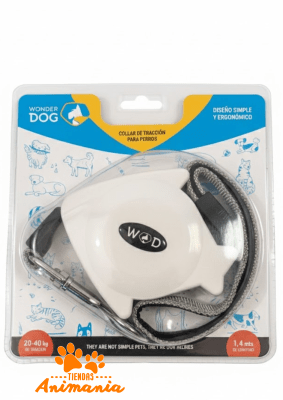 WONDER DOG TRAILLA RETRACTIL S 12 CM DE ANCHO PARA 10 - 20 KG 1,4 MTS