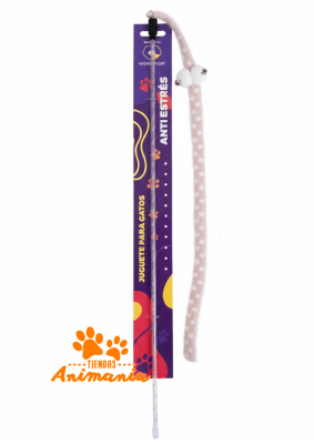 WONDER CAT VARILLA GUSANO DE LANILLA PELUDA DE OJOS GRANDES 30 CM