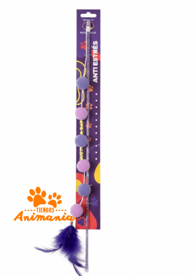 WONDER CAT VARILLA CON POMPOM Y PLUMA1