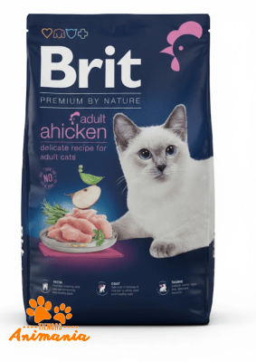 BRIT PREMIUM BY NATURE CAT ADULT CHICKEN 1,5 KG