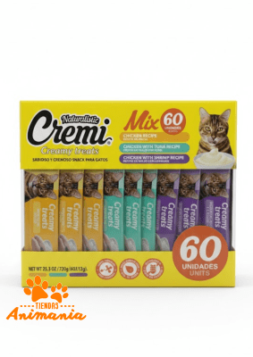 NATURALISTIC CREMI BOX CHICKEN FOOD MIX 60 SACHETS