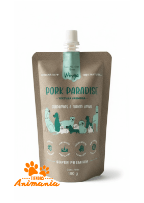 WINGA PORK PARADISE PERRO 180 GR1