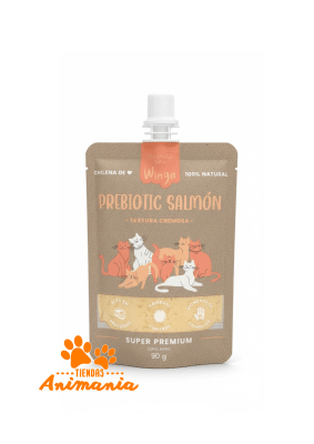 WINGA PREBIOTIC SALMON GATO 90 GR