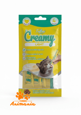 FELLINI SNACK CREAMY PAVO AHUMADO (LIGHT) 4 UNIDADES DE 15 GR / 60 GR