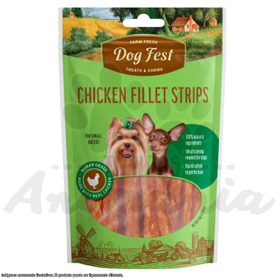 DOG FEST BARRAS DE POLLO 55 GR1