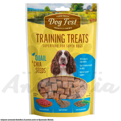 DOG FEST TRAINING SNACK - CODORNIZ Y SEMILLAS DE CHIA 90 GR1
