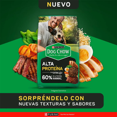 DOG CHOW ADULTOS ALTA PROTEINA 15 KG