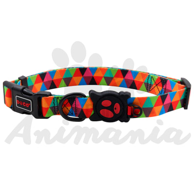 DOCO LOCO COLLAR PERRO DISEÑO TRIANGLES TALLA S