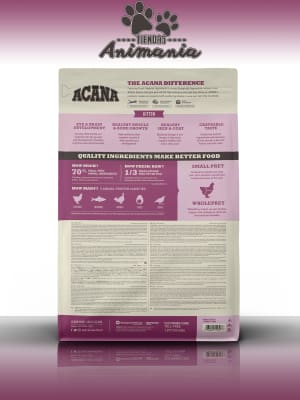 ACANA GATO FIRST FEAST KITTEN | POLLO Y ARENQUE ENTERO GATITOS 1.8 KG