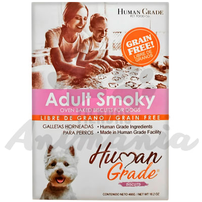 HUMAN GRADE GALLETAS HORNEADAS ADULTO LIBRES DE GRANOS AHUMADAS 460 GR1
