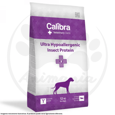 CALIBRA DOG VETERINARY DIETS ULTRA-HYPOALLERGENIC INSECT 12 KG1