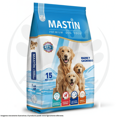 MASTIN PERRO CAHORRO Y MADRE 15 KG