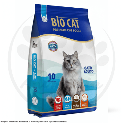 BIO CAT GATOS ADULTOS CARNE Y CEREAL 10 KG