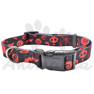 WONDER DOG COLLAR TALLA M DISEÑO HALLOWEEN