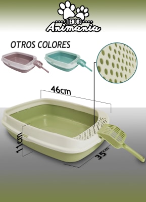 ARENERO BAÑO SANITARIO PARA GATO MEDIANO S&D + PALA1