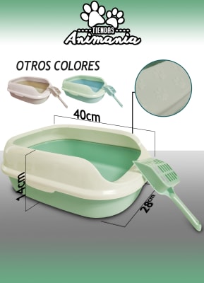 ARENERO BAÑO SANITARIO PARA GATO PEQUEÑO S&D + PALA1