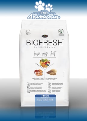BIOFRESH PERRO CACHORRO RAZA MEDIANA 3 KG