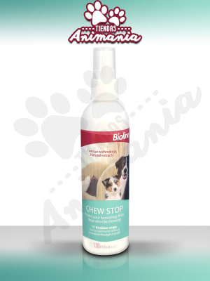 BIOLINE REPELENTE PARA PERROS CHEW STOP 120 ML1