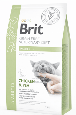 BRIT GF VD CAT DIABETES 2 KG1