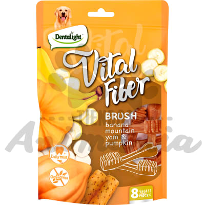 VITAL FIBER BRUSH 8 PIEZAS PEQUEÑAS PLÁTANO, ÑAME Y CALABAZA